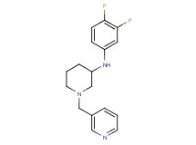 N-(3,4-difluorophenyl)-1-(3-pyridinylmethyl)-3-piperidinamine