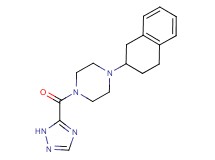 1-(1,2,3,4-tetrahydronaphthalen-2-yl)-4-(1H-1,2,4-triazol-5-ylcarbonyl)piperazine