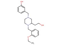 3-{[4-(2-ethoxybenzyl)-3-(2-hydroxyethyl)-1-piperazinyl]methyl}phenol