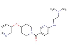 N,N-dimethyl-N'-(5-{[4-(pyridin-3-yloxy)piperidin-1-yl]carbonyl}pyridin-2-yl)ethane-1,2-diamine