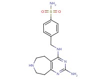 4-{[(2-amino-6,7,8,9-tetrahydro-5H-pyrimido[4,5-d]azepin-4-yl)amino]methyl}benzenesulfonamide dihydrochloride
