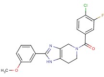 5-(4-chloro-3-fluorobenzoyl)-2-(3-methoxyphenyl)-4,5,6,7-tetrahydro-1H-imidazo[4,5-c]pyridine