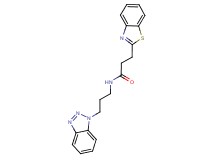 3-(1,3-benzothiazol-2-yl)-N-[3-(1H-1,2,3-benzotriazol-1-yl)propyl]propanamide