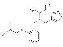 2-(2-{[sec-butyl(3-thienylmethyl)amino]methyl}phenoxy)acetamide
