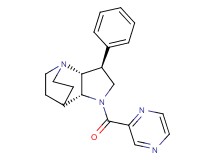 (2R*,3S*,6R*)-3-phenyl-5-(2-pyrazinylcarbonyl)-1,5-diazatricyclo[5.2.2.0~2,6~]undecane