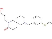 2-(3-hydroxypropyl)-8-[3-(methylthio)benzyl]-2,8-diazaspiro[5.5]undecan-3-one