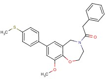 9-methoxy-7-[4-(methylthio)phenyl]-4-(phenylacetyl)-2,3,4,5-tetrahydro-1,4-benzoxazepine