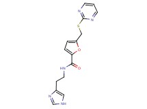 N-[2-(1H-imidazol-4-yl)ethyl]-5-[(pyrimidin-2-ylthio)methyl]-2-furamide