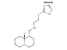 N-[(1S,9aR)-octahydro-2H-quinolizin-1-ylmethyl]-2-(1H-1,2,4-triazol-5-ylthio)ethanamine