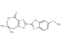 2-(6-methoxy-1H-benzimidazol-2-yl)-7,7-dimethyl-5,6,7,8-tetrahydroimidazo[4,5-c]azepin-4(1H)-one
