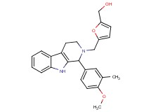 (5-{[1-(4-methoxy-3-methylphenyl)-1,3,4,9-tetrahydro-2H-beta-carbolin-2-yl]methyl}-2-furyl)methanol