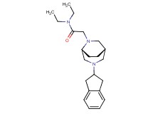 2-[(1S*,5R*)-3-(2,3-dihydro-1H-inden-2-yl)-3,6-diazabicyclo[3.2.2]non-6-yl]-N,N-diethylacetamide