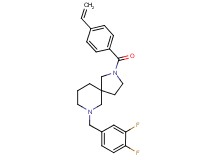 7-(3,4-difluorobenzyl)-2-(4-vinylbenzoyl)-2,7-diazaspiro[4.5]decane