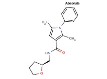 2,5-dimethyl-1-phenyl-N-[(2S)-tetrahydrofuran-2-ylmethyl]-1H-pyrrole-3-carboxamide
