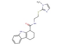 N-{2-[(1-methyl-1H-imidazol-2-yl)thio]ethyl}-2,3,4,9-tetrahydro-1H-carbazole-1-carboxamide