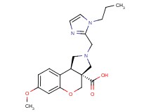 (3aR*,9bR*)-7-methoxy-2-[(1-propyl-1H-imidazol-2-yl)methyl]-1,2,3,9b-tetrahydrochromeno[3,4-c]pyrrole-3a(4H)-carboxylic acid