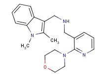 1-(1,2-dimethyl-1H-indol-3-yl)-N-{[2-(4-morpholinyl)-3-pyridinyl]methyl}methanamine
