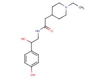 2-(1-ethyl-4-piperidinyl)-N-[2-hydroxy-2-(4-hydroxyphenyl)ethyl]acetamide