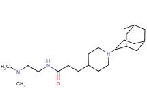 3-[1-(2-adamantyl)-4-piperidinyl]-N-[2-(dimethylamino)ethyl]propanamide