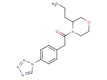 3-propyl-4-{[4-(1H-tetrazol-1-yl)phenyl]acetyl}morpholine