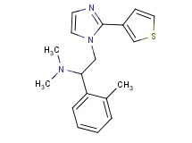 N,N-dimethyl-1-(2-methylphenyl)-2-[2-(3-thienyl)-1H-imidazol-1-yl]ethanamine