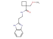 N-[2-(1H-benzimidazol-2-yl)ethyl]-1-(methoxymethyl)cyclobutanecarboxamide