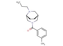 (1R*,5R*)-3-(3-methylbenzoyl)-6-propyl-3,6-diazabicyclo[3.2.2]nonane
