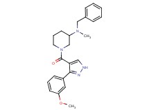 N-benzyl-1-{[3-(3-methoxyphenyl)-1H-pyrazol-4-yl]carbonyl}-N-methyl-3-piperidinamine