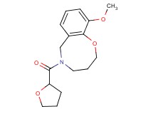 10-methoxy-5-(tetrahydrofuran-2-ylcarbonyl)-3,4,5,6-tetrahydro-2H-1,5-benzoxazocine