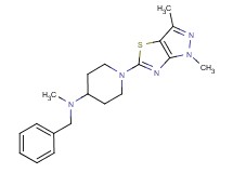 N-benzyl-1-(1,3-dimethyl-1H-pyrazolo[3,4-d][1,3]thiazol-5-yl)-N-methylpiperidin-4-amine