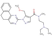 N-[2-(diethylamino)ethyl]-1-(5,6-dihydrobenzo[h]quinazolin-2-yl)-5-(methoxymethyl)-N-methyl-1H-pyrazole-4-carboxamide