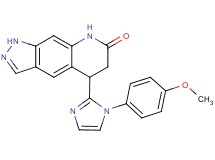 5-[1-(4-methoxyphenyl)-1H-imidazol-2-yl]-1,5,6,8-tetrahydro-7H-pyrazolo[4,3-g]quinolin-7-one