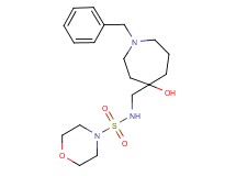 N-[(1-benzyl-4-hydroxy-4-azepanyl)methyl]-4-morpholinesulfonamide