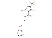 4-chloro-1-methyl-N-[3-(pyridin-3-yloxy)propyl]-3-(trifluoromethyl)-1H-pyrazole-5-carboxamide