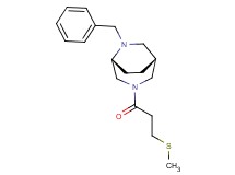 (1R*,5R*)-6-benzyl-3-[3-(methylthio)propanoyl]-3,6-diazabicyclo[3.2.2]nonane