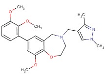 7-(2,3-dimethoxyphenyl)-4-[(1,3-dimethyl-1H-pyrazol-4-yl)methyl]-9-methoxy-2,3,4,5-tetrahydro-1,4-benzoxazepine