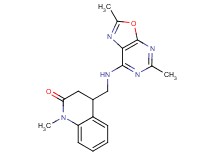 4-{[(2,5-dimethyl[1,3]oxazolo[5,4-d]pyrimidin-7-yl)amino]methyl}-1-methyl-3,4-dihydroquinolin-2(1H)-one