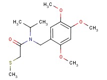 N-isopropyl-2-(methylthio)-N-(2,4,5-trimethoxybenzyl)acetamide