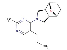 (1R*,2R*,6S*,7S*)-4-(2-methyl-5-propyl-4-pyrimidinyl)-10-oxa-4-azatricyclo[5.2.1.0~2,6~]decane
