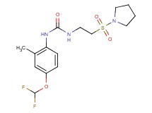 N-[4-(difluoromethoxy)-2-methylphenyl]-N'-[2-(pyrrolidin-1-ylsulfonyl)ethyl]urea