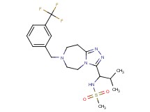 N-(2-methyl-1-{7-[3-(trifluoromethyl)benzyl]-6,7,8,9-tetrahydro-5H-[1,2,4]triazolo[4,3-d][1,4]diazepin-3-yl}propyl)methanesulfonamide
