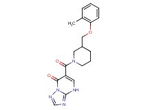6-({3-[(2-methylphenoxy)methyl]-1-piperidinyl}carbonyl)[1,2,4]triazolo[1,5-a]pyrimidin-7(4H)-one