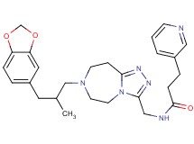 N-({7-[3-(1,3-benzodioxol-5-yl)-2-methylpropyl]-6,7,8,9-tetrahydro-5H-[1,2,4]triazolo[4,3-d][1,4]diazepin-3-yl}methyl)-3-(3-pyridinyl)propanamide