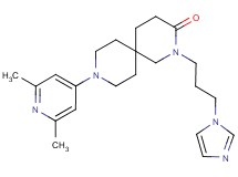 9-(2,6-dimethylpyridin-4-yl)-2-[3-(1H-imidazol-1-yl)propyl]-2,9-diazaspiro[5.5]undecan-3-one