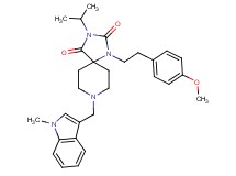 3-isopropyl-1-[2-(4-methoxyphenyl)ethyl]-8-[(1-methyl-1H-indol-3-yl)methyl]-1,3,8-triazaspiro[4.5]decane-2,4-dione