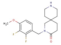 2-(2,3-difluoro-4-methoxybenzyl)-2,9-diazaspiro[5.5]undecan-3-one