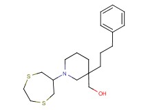 [1-(1,4-dithiepan-6-yl)-3-(3-phenylpropyl)-3-piperidinyl]methanol