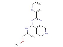N-(2-methoxy-1-methylethyl)-2-pyridin-2-yl-5,6,7,8-tetrahydropyrido[3,4-d]pyrimidin-4-amine