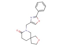 7-[(2-phenyl-1,3-oxazol-4-yl)methyl]-2-oxa-7-azaspiro[4.5]decan-8-one