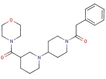 3-(morpholin-4-ylcarbonyl)-1'-(phenylacetyl)-1,4'-bipiperidine
